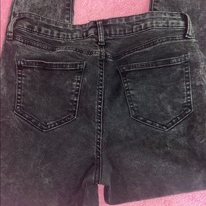 Faded Glory Vintage Black Acid Wash Jeans Women s6